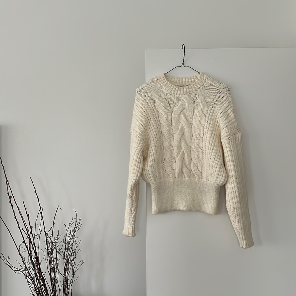 Cable-knit Sweater